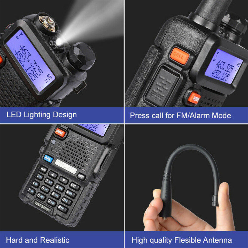 Baofeng Uv-5R Three Segment Walkie Talkie Vhf 220-226Mh