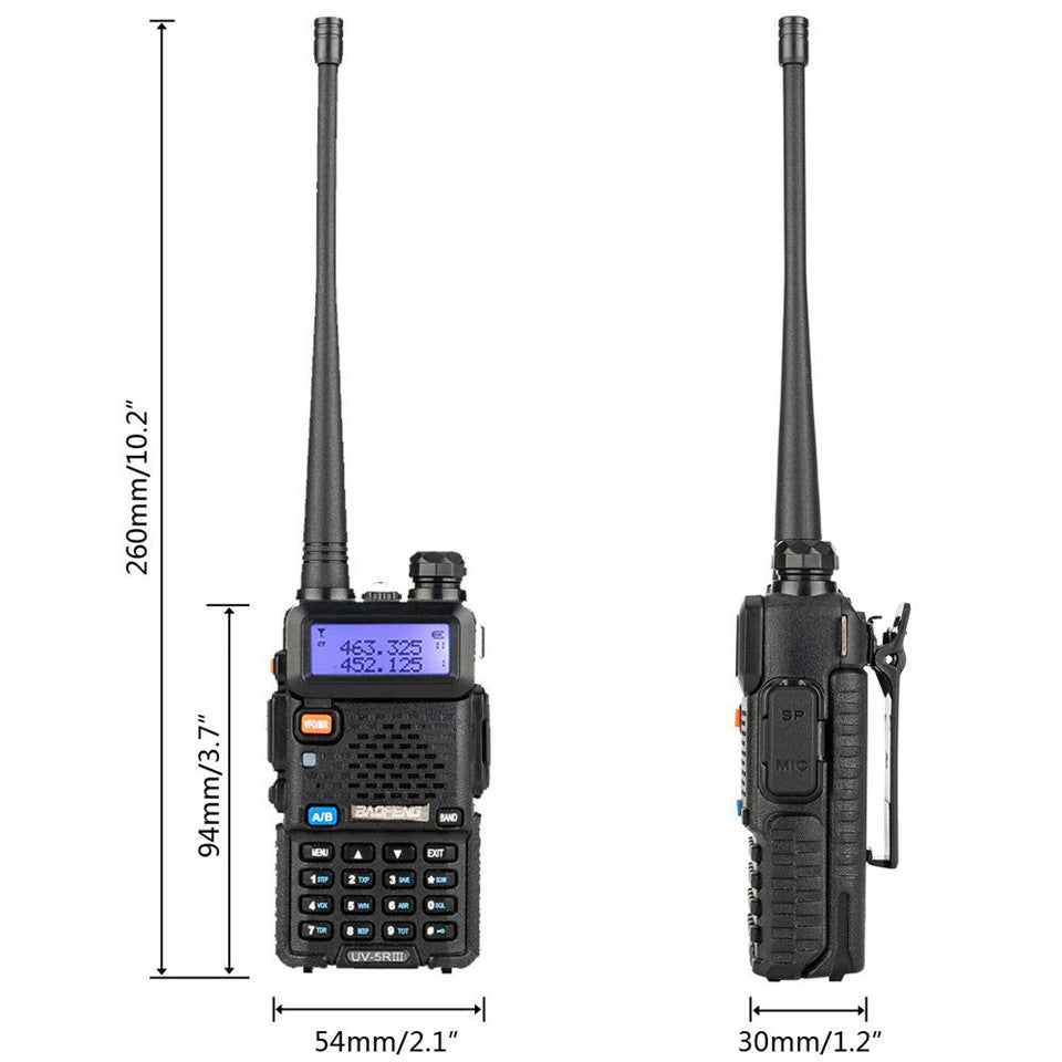Baofeng Uv-5R Three Segment Walkie Talkie Vhf 220-226Mh