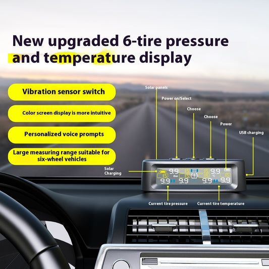 T12 Six-wheel Tire Pressure Monitoring Solar